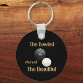 Porte-clés Beau Bowled Belle Pelouse Bowls, Clavier (Recto)
