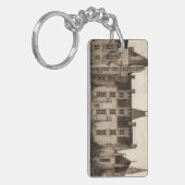 Porte-clés Beau Château français à Sepia Tones (Devant gauche)