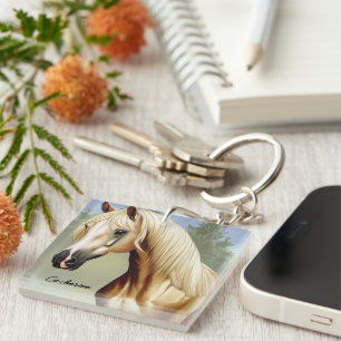 Porte-clés Beau cheval Palomino