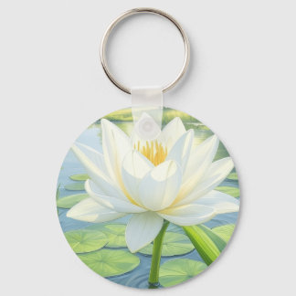 Porte-clés Beau Clavier Lily Flower