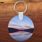 Porte-clés Beau coucher de soleil sauvage sur le lac Photo (Recto)