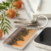 Porte-clés Beau coucher du soleil à San Francisco (Devant droit)