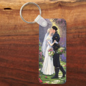 Porte-clés Beau Couple dans le Parc (Recto)