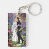 Porte-clés Beau Couple dans le Parc (Dos)