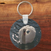 Porte-clés Beau cygne blanc (Recto)