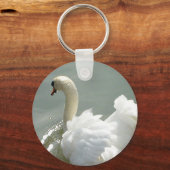 Porte-clés Beau cygne blanc (Recto)