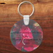Porte-clés Beau design, inspiration citation porte - clé (Recto)
