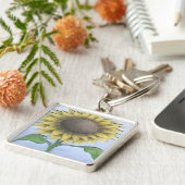 Porte-clés Beau Dessin De Tournesol (Côté)