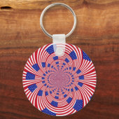Porte-clés Beau drapeau américain Extraordinaire Kaleidoscope (Recto)