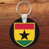 Porte-clés Beau drapeau du Ghana (Recto)
