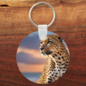 Porte-clés Beau léopard (Recto)