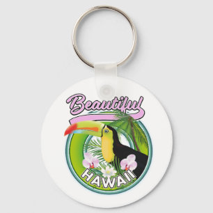 Porte-clés beau logo de voyage à Hawaii