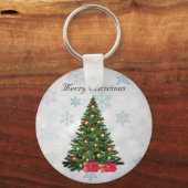 Porte-clés Beau, Magnifique, Étincelant, Pin Tree (Recto)