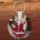 Porte-clés Beau Noël avec amour Avoir une belle journée et (Recto)