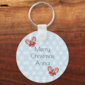 Porte-clés Beau, Noël impressionnant (Recto)