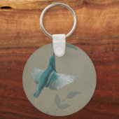 Porte-clés Beau Oiseau Bleu (Recto)