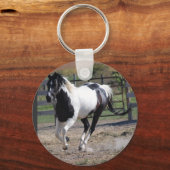 Porte-clés Beau Paint Pinto Horse (Recto)