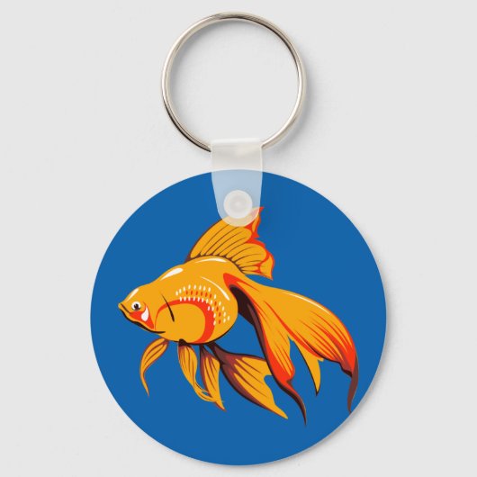 Porte-clés Beau poisson rouge (Recto)