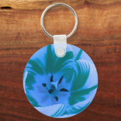 Porte-clés Beau Porte - clé bleu Tulip (Recto)