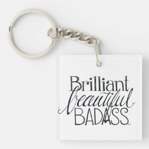 Porte-clés Beau porte - clé brillant de Badass