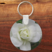 Porte-clés Beau Porte - clé de carnation blanche (Recto)