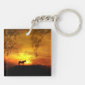 Porte-clés Beau Porte - clé de Cheval du Sud-Ouest (Dos)