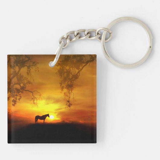 Porte-clés Beau Porte - clé de Cheval du Sud-Ouest (Dos)