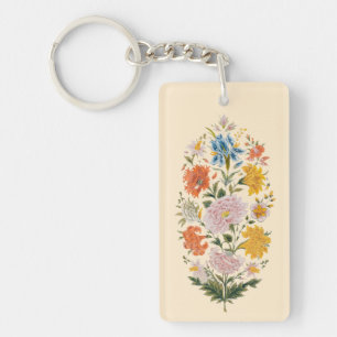 Porte-clés Beau Porte - clé Floral Citation