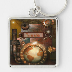 Porte-clés Beau porte - clé personnalisé par Steampunk
