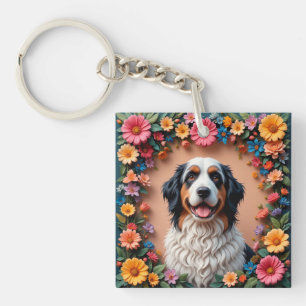 Porte-clés Beau portrait de chien