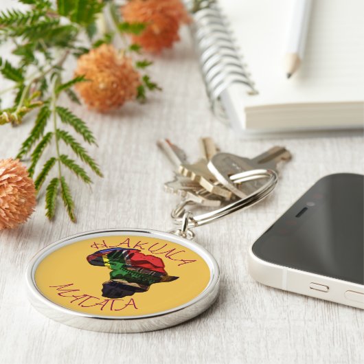 Porte-clés Beau produit de Personnaliser africaine (Côté)
