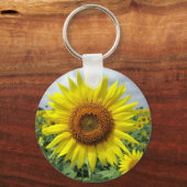 Porte-clés Beau tournesol jaune (Recto)