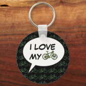 Porte-clés beau vélo . vélo . thème vélo (Recto)