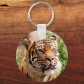 Porte-clés Beau visage de tigre (Recto)