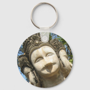 Porte-clés Beaucoup Face Wai ... Nong Khai, Isaan, Thaïlande