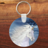 Porte-clés Beauté blanche de licorne (Recto)