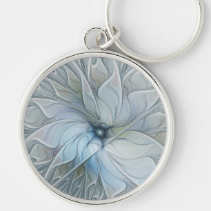 Porte-clés Beauté Élégante Fleur d'Art Abstrait Moderne Fract