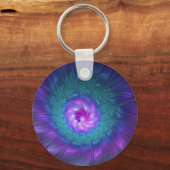 Porte-clés Beauté florale Abstraite Fleur d'art fractionnée c (Recto)