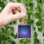 Porte-clés Beauté florale Abstraite Fleur d'art fractionnée c (main)