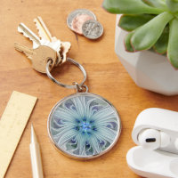 Beauté florale Abstraite moderne Blue Pastel Flowe