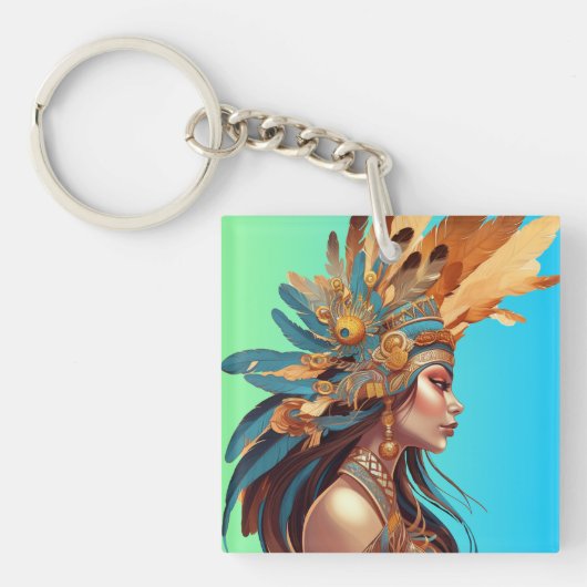 PORTE-CLÉS BEAUTÉ NATIVE #1 (Devant)