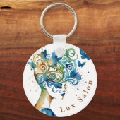 Porte-clés Beauté Whimsical Custom Salon Porte - clé (Recto)