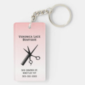 Porte-clés Beauticier Design Rose (Dos)