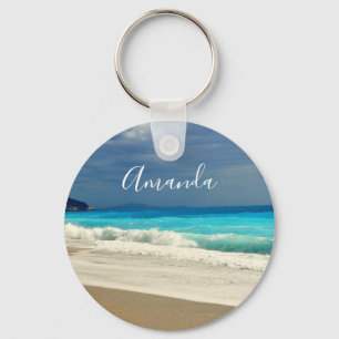 Porte-clés Beautiful Turquoise Blue Sea Tropical Photography
