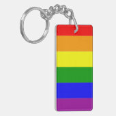 PORTE-CLÉS BEAUX COULEURS DE GAY PRIDE ET DE FIERTÉ (Devant gauche)