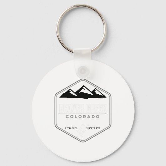 Porte-clés Beaver Creek Colorado (Recto)
