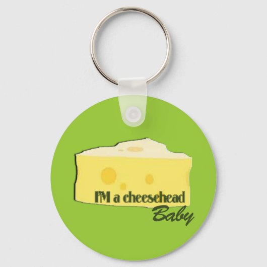 Porte-clés bébé à tête de fromage (Recto)