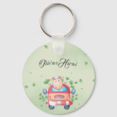 Porte-clés bébé agneau mignon (Verso)