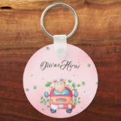 Porte-clés bébé agneau mignon (Recto)