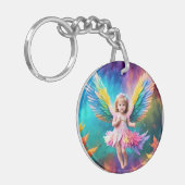Porte-clés Bébé Bébé Ange ailes Art-38424 (Devant gauche)